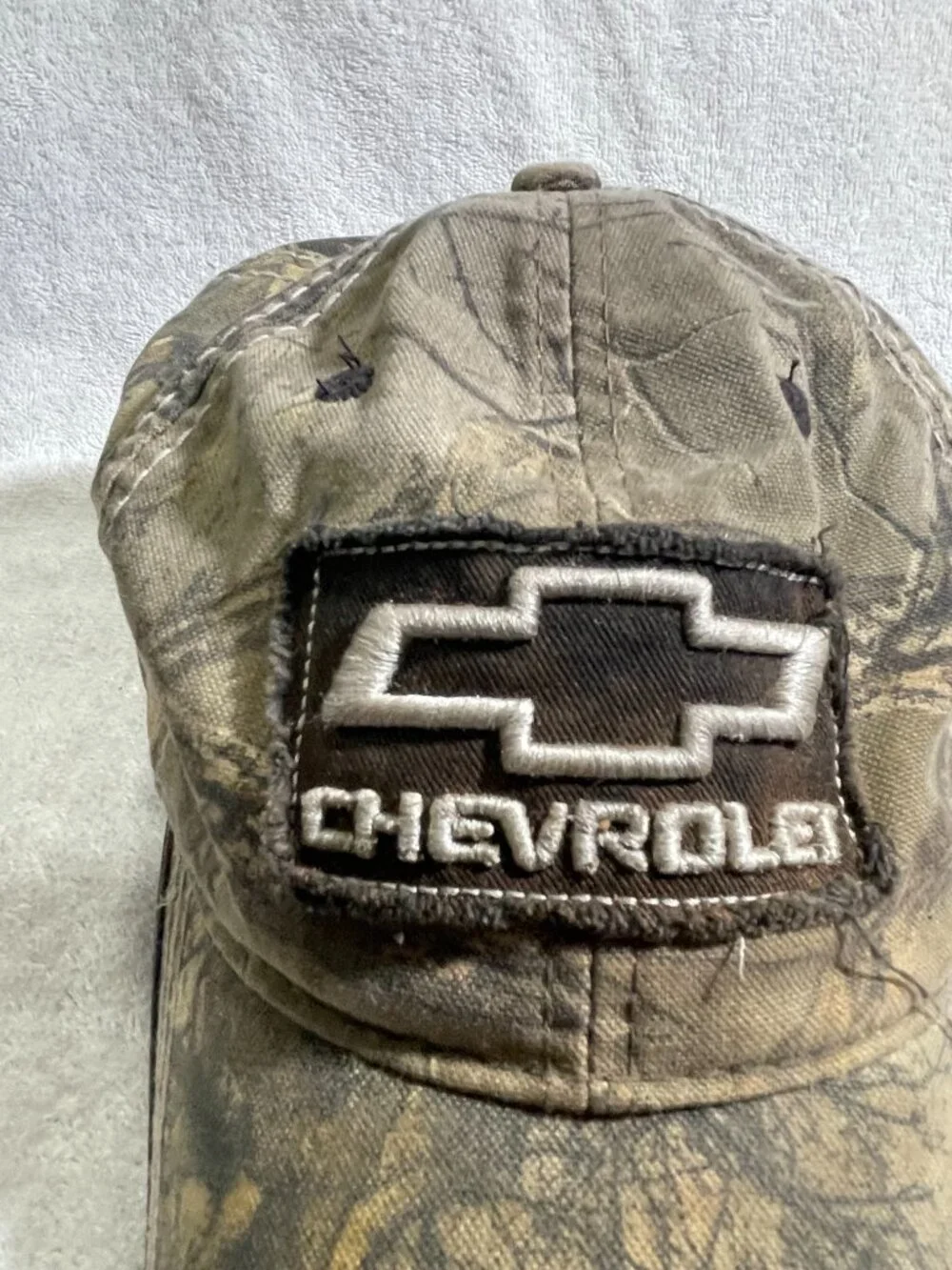 Outdoor Cap Chevrolet Patch Hat Cap Camo Embroidered Logo Adjustable